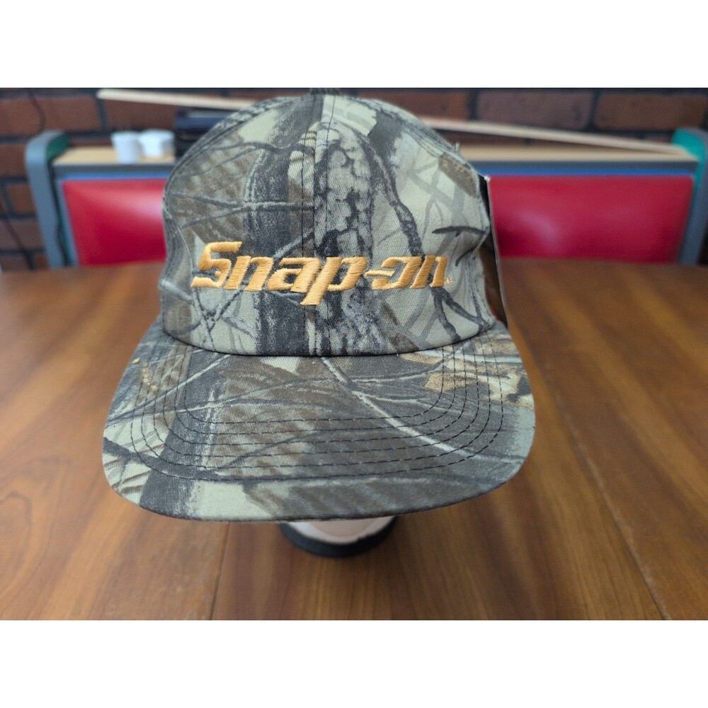 Vintage Snap On New Real Tree Hardwoods HD Camo Baseball Hat Snapback Made USA